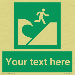 Custom Safe Condition Tsunami evacuation area